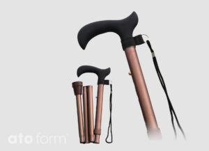 Soft Touch Derby Gehstock Faltbar