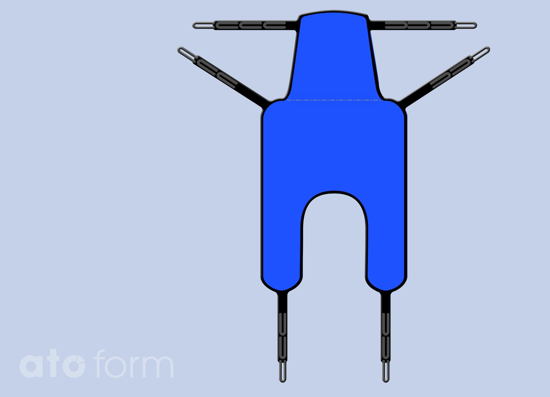 Ideal Tragetuch mit Kopfstütze
