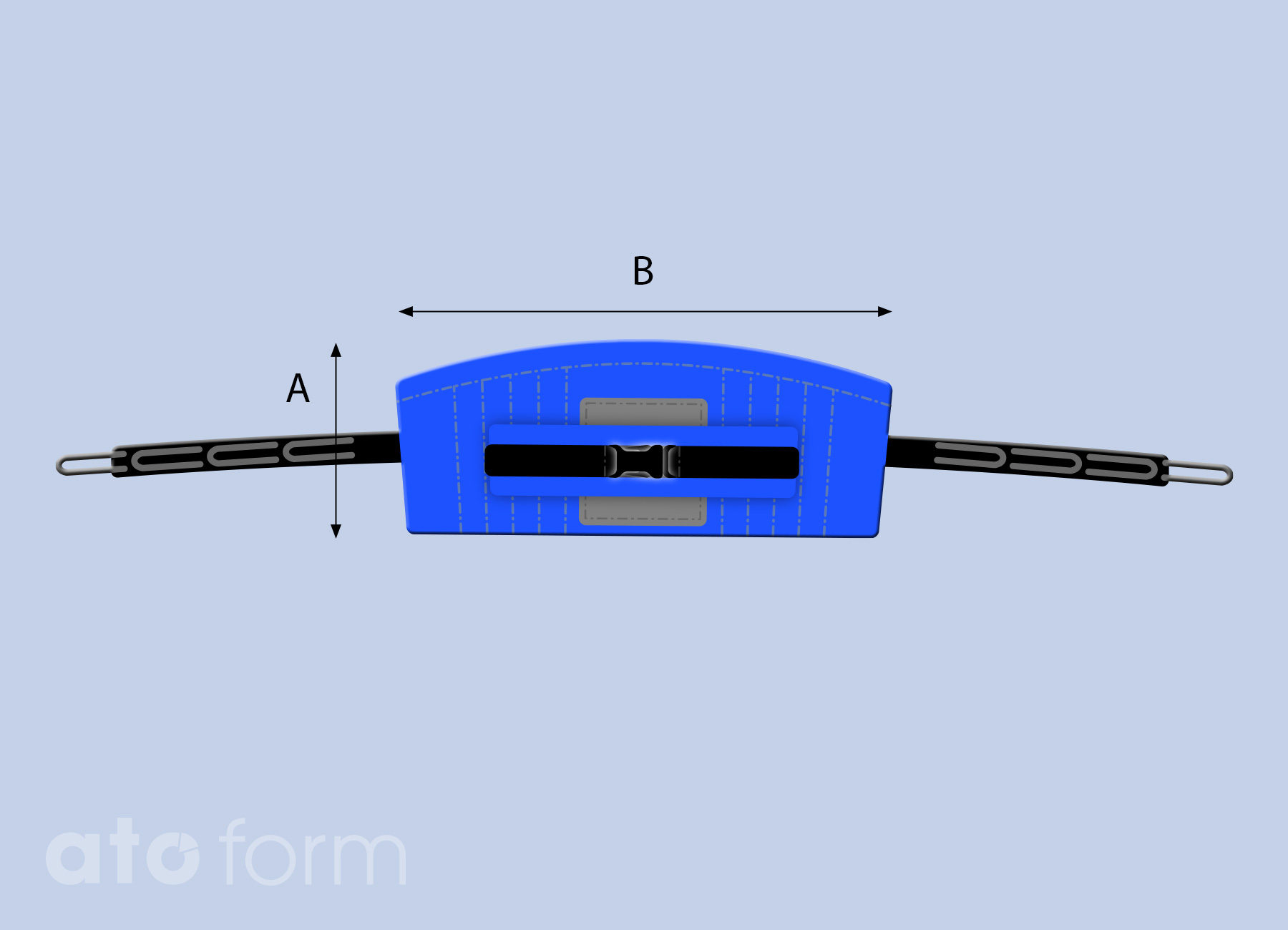 Standardgurt, inkl. Bauchgurt für Vita-Lift – Bild 3
