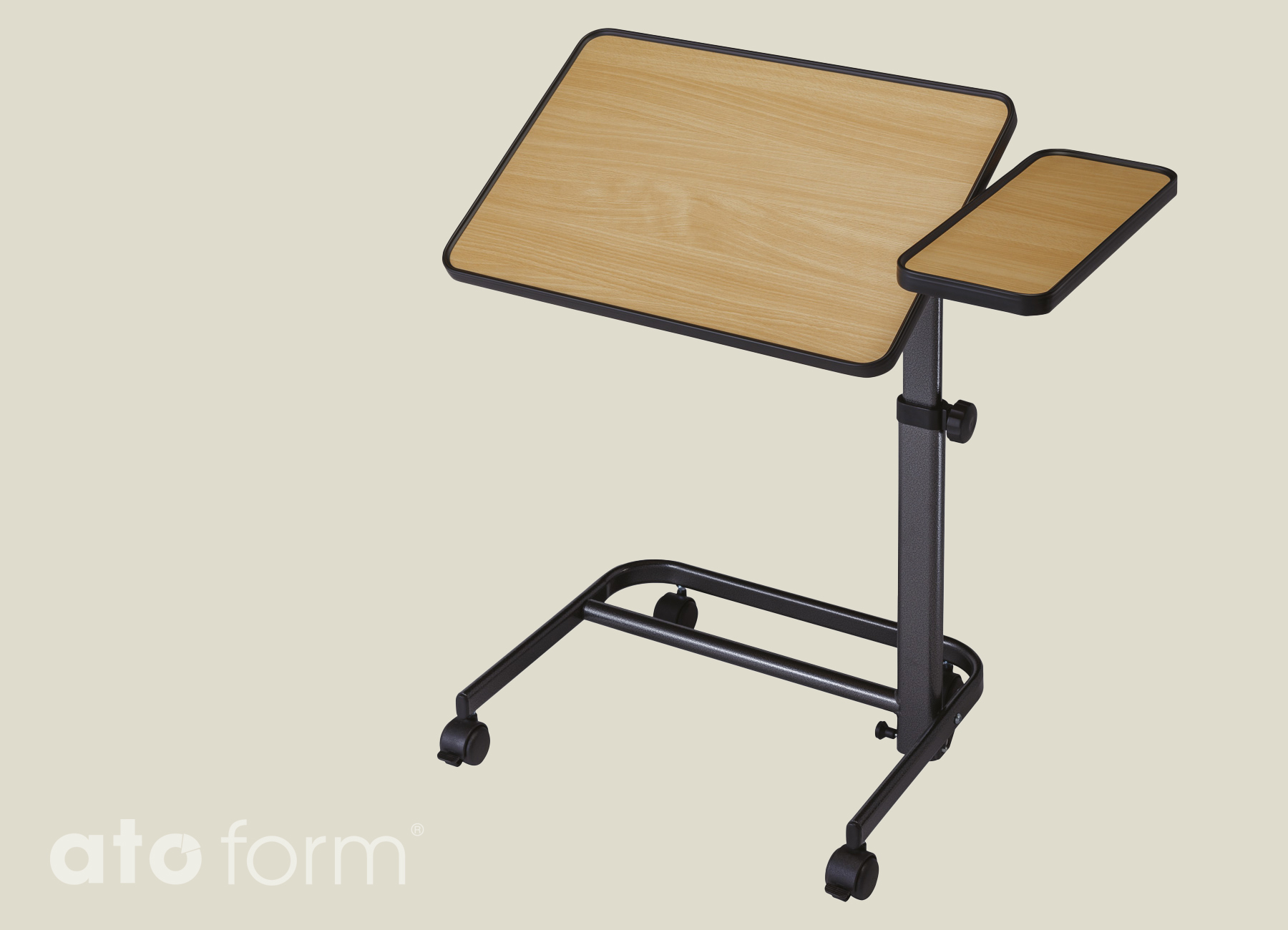 Bett-Tisch MK I mit Seitenplatte – Bild 4