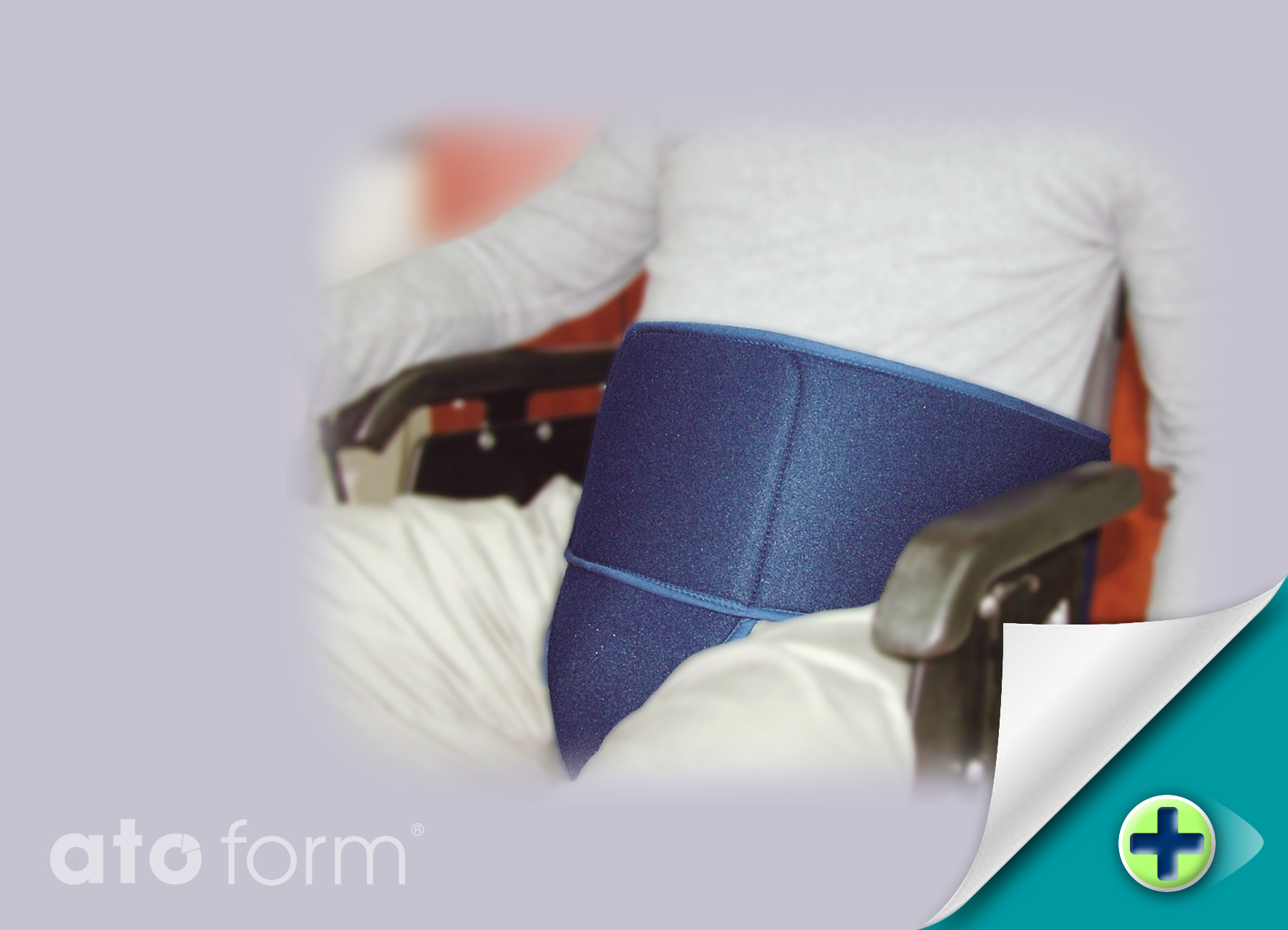 Beckengurt SECUBACK gepolstert, mit Sitzhose