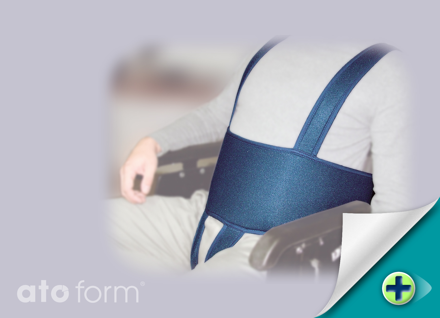 Brust- und Beckengurt SECUBACK, gepolstert