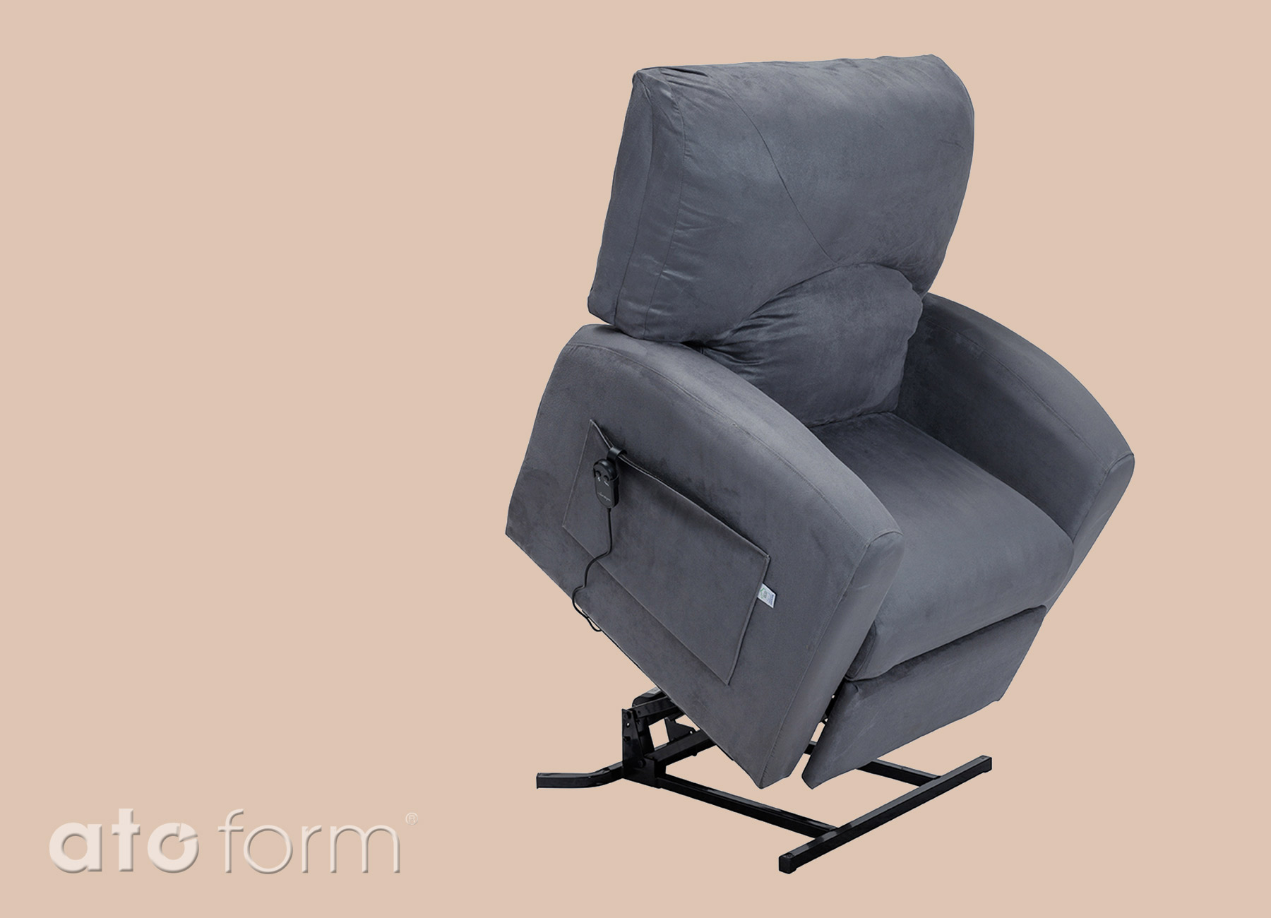 Aufstehsessel Prestige XXL 1-motorig Mikrofaser – Bild 4