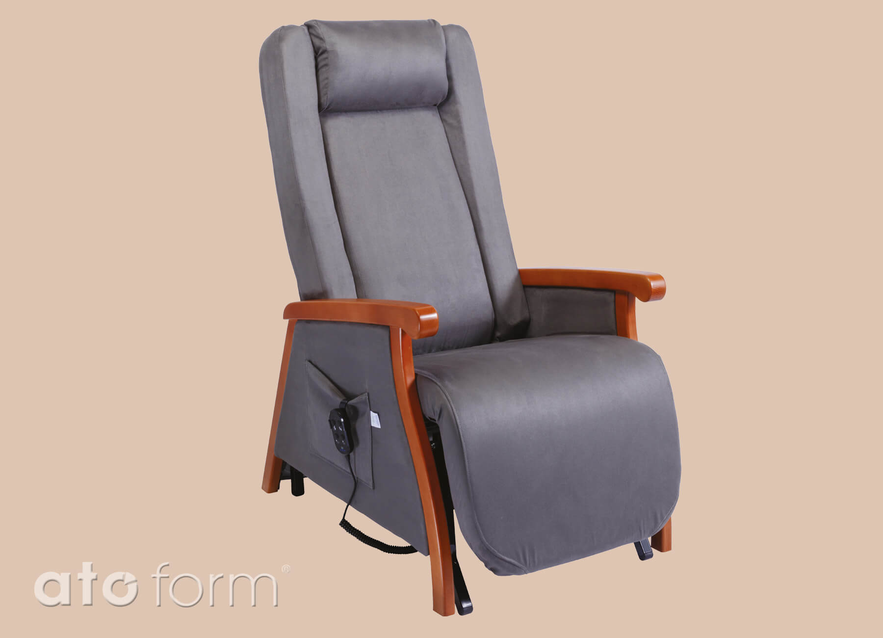 Aufstehsessel Scotty II 2-motorig Mikrofaser – Bild 4