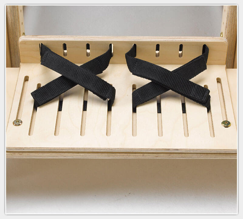 Fußbrett und Fußriemen für Therapiestuhl Heathfield