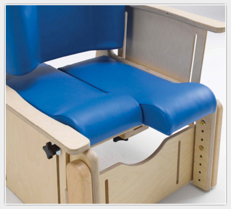 Frei justierbarer geteilter Sitz für Therapiestuhl Brookfield