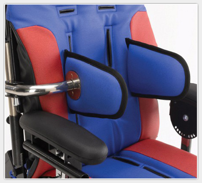 Starre, wegschwenkbaren Seitenpelotten für Therapiestuhl Samba